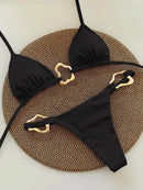 Conjunto de Biquíni Feminino Estilo Praia