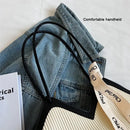 Bolsa Tote Feminina Estilo Palha com Detalhes