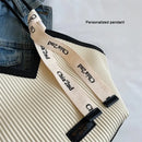 Bolsa Tote Feminina Estilo Palha com Detalhes