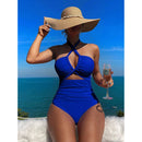 Maiô Alças Cruzadas no Pescoço