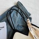 Bolsa Tote Feminina Estilo Palha com Detalhes