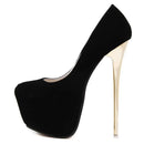 Scarpin Feminino Salto Alto 16cm com Plataform