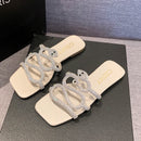 Chinelo Moderno Feminino com Salto Baixo