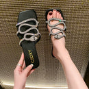 Chinelo Moderno Feminino com Salto Baixo